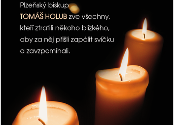 Vzpomeňme na zemřelé a zapalme za ně svíčku, zve biskup Tomáš Holub