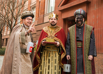 Tři králové koledovali v Plzni. Byl to hejtman, primátor a biskup