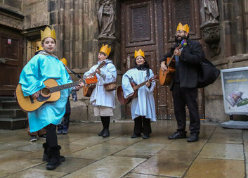 Program akcí v rámci Tříkrálové sbírky v Plzni