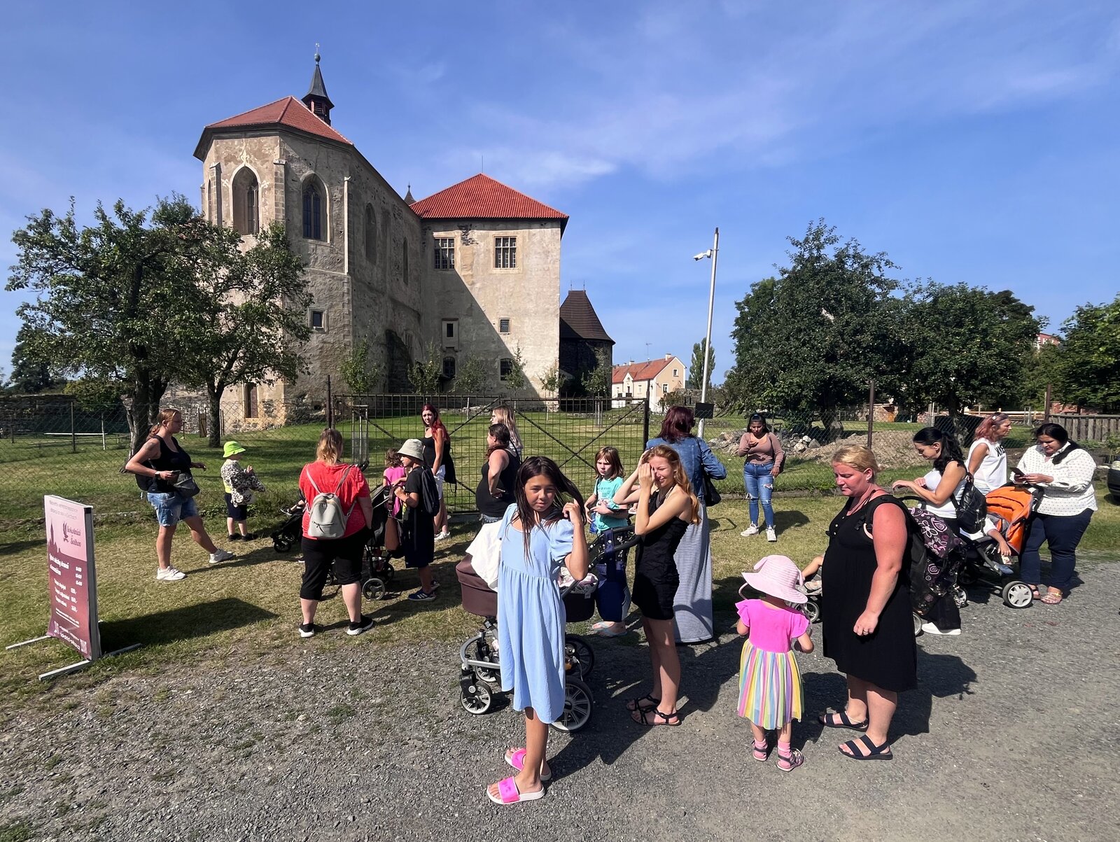 Děti z azylových domů na hradě Švihov
